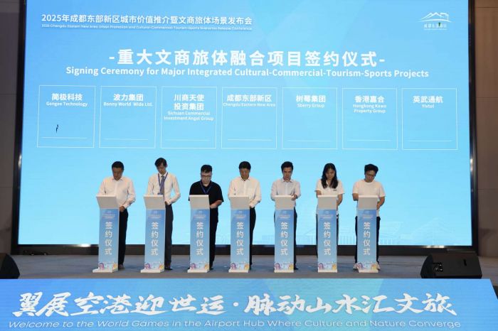 签约6个项目总投资50亿元！成都东部新区文商旅体融合链出产业新生态(图1)